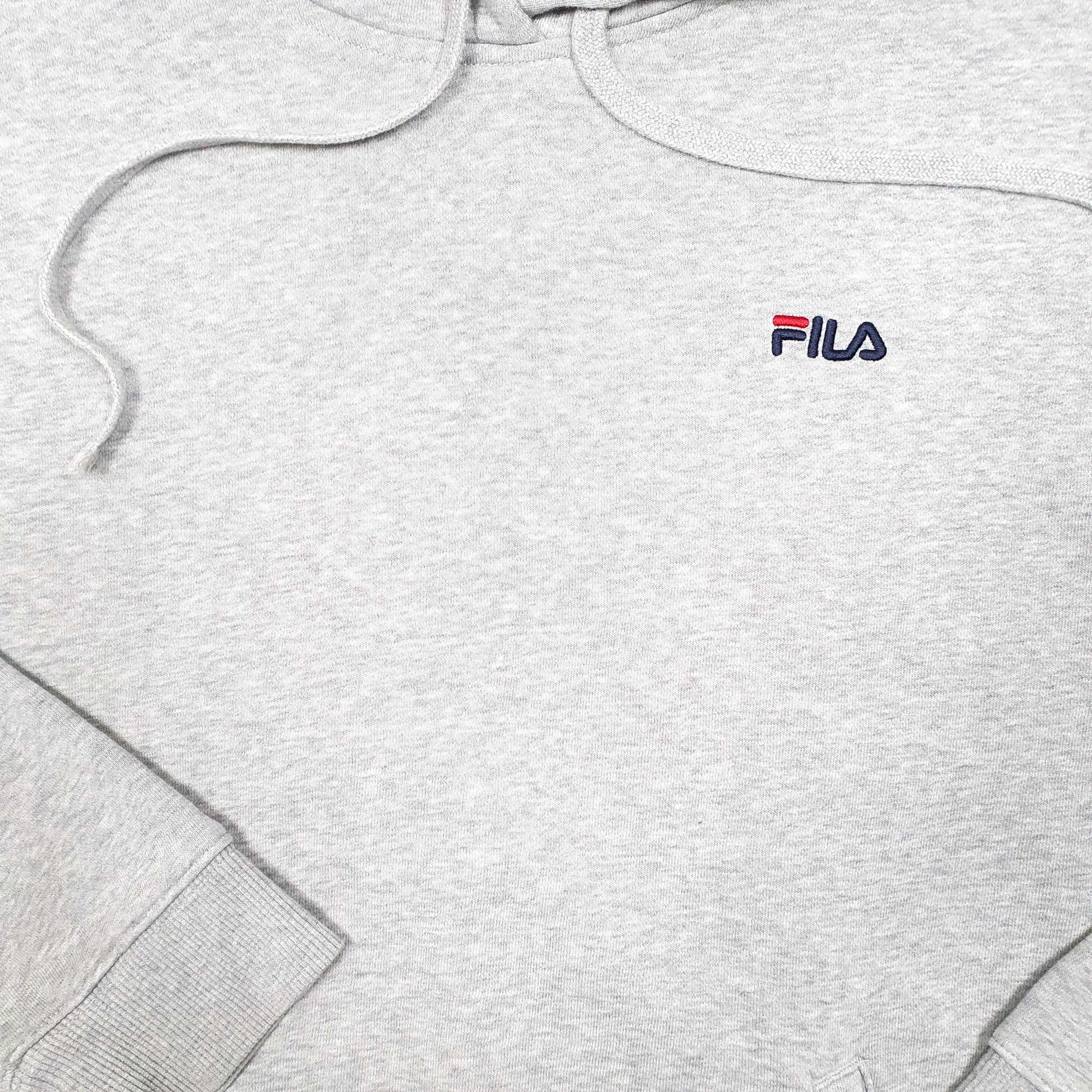 Womens Grey Fila  Hoodie Jumper