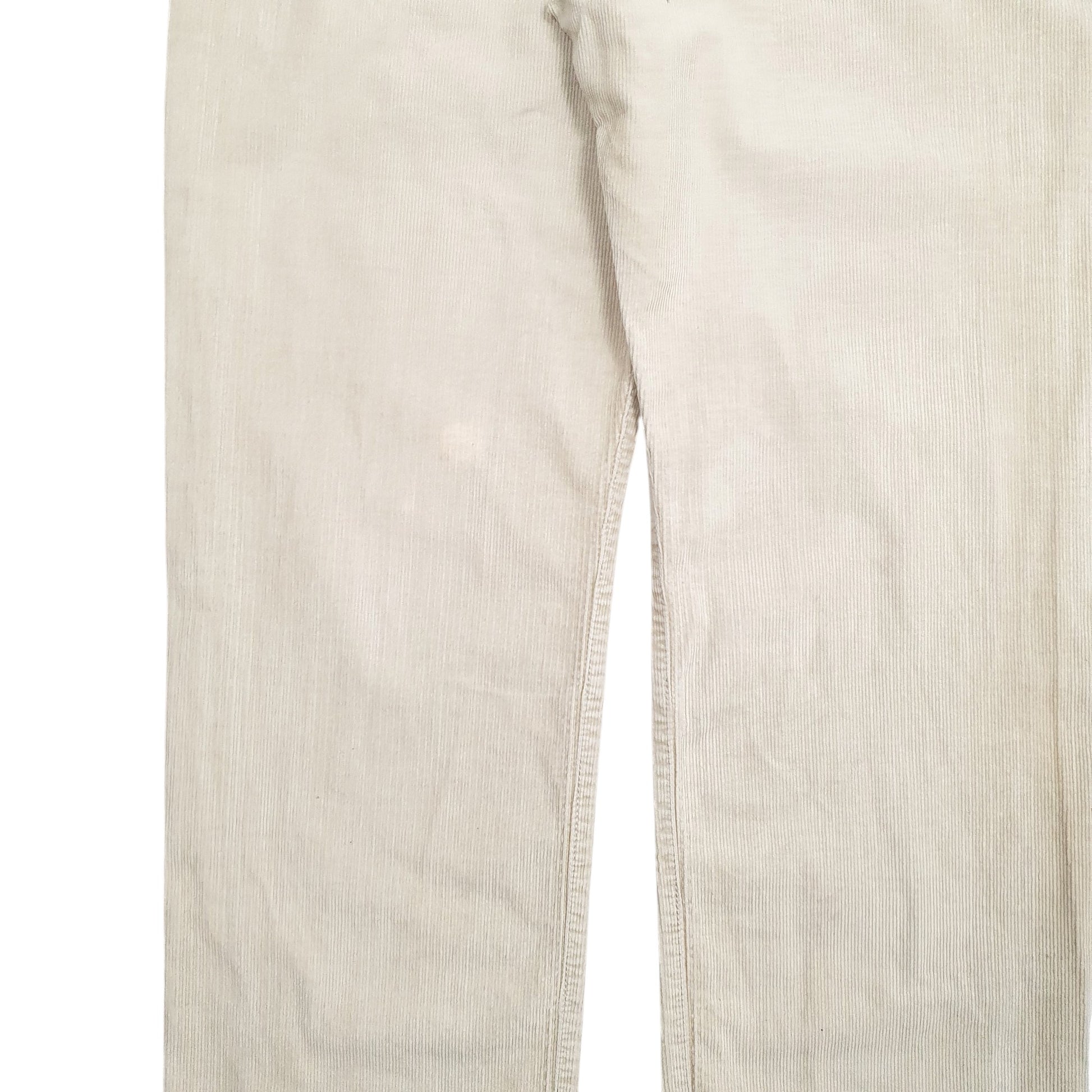 Mens Beige Levis Labelled 34X30 measures 34X28. Corduroy Trousers