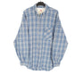 Mens Blue Levis Vintage Flannel Long Sleeve Shirt