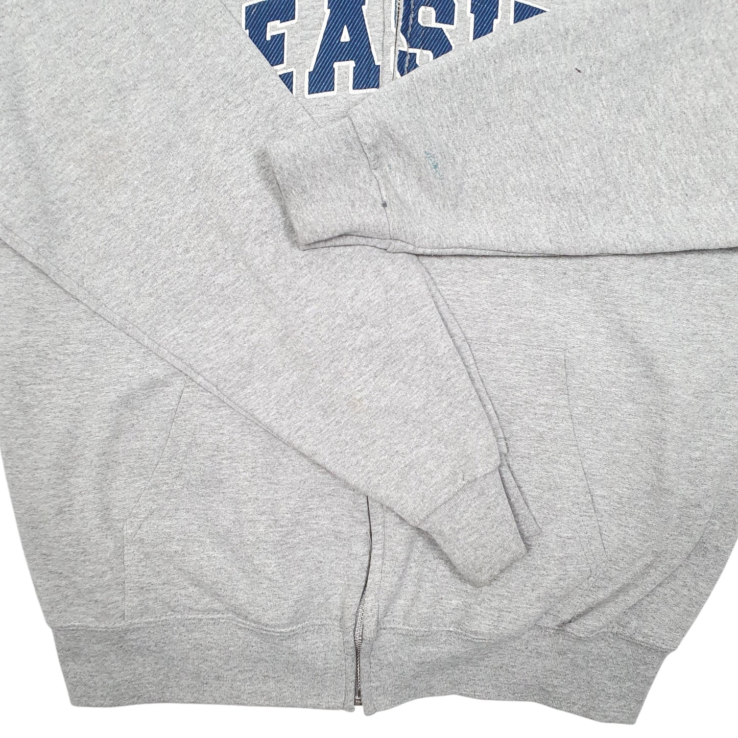 Mens Grey Disney Seaside Spellout World Full Zip Jumper
