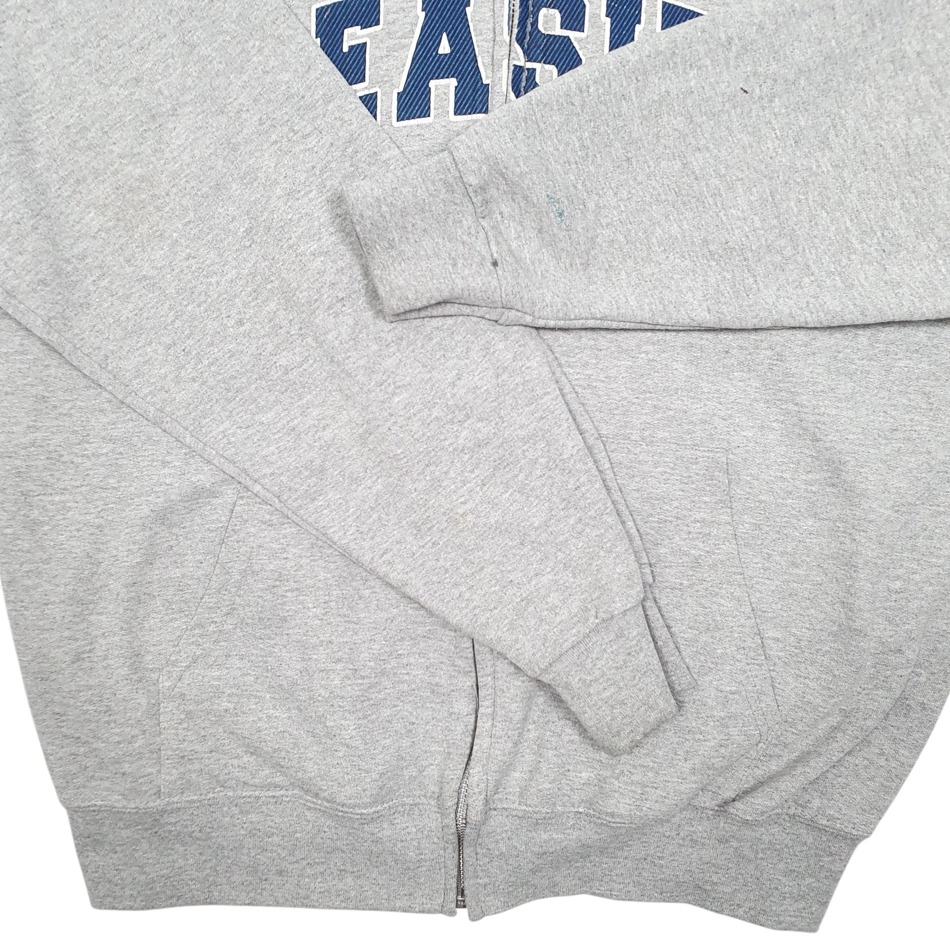 Mens Grey Disney Seaside Spellout World Full Zip Jumper