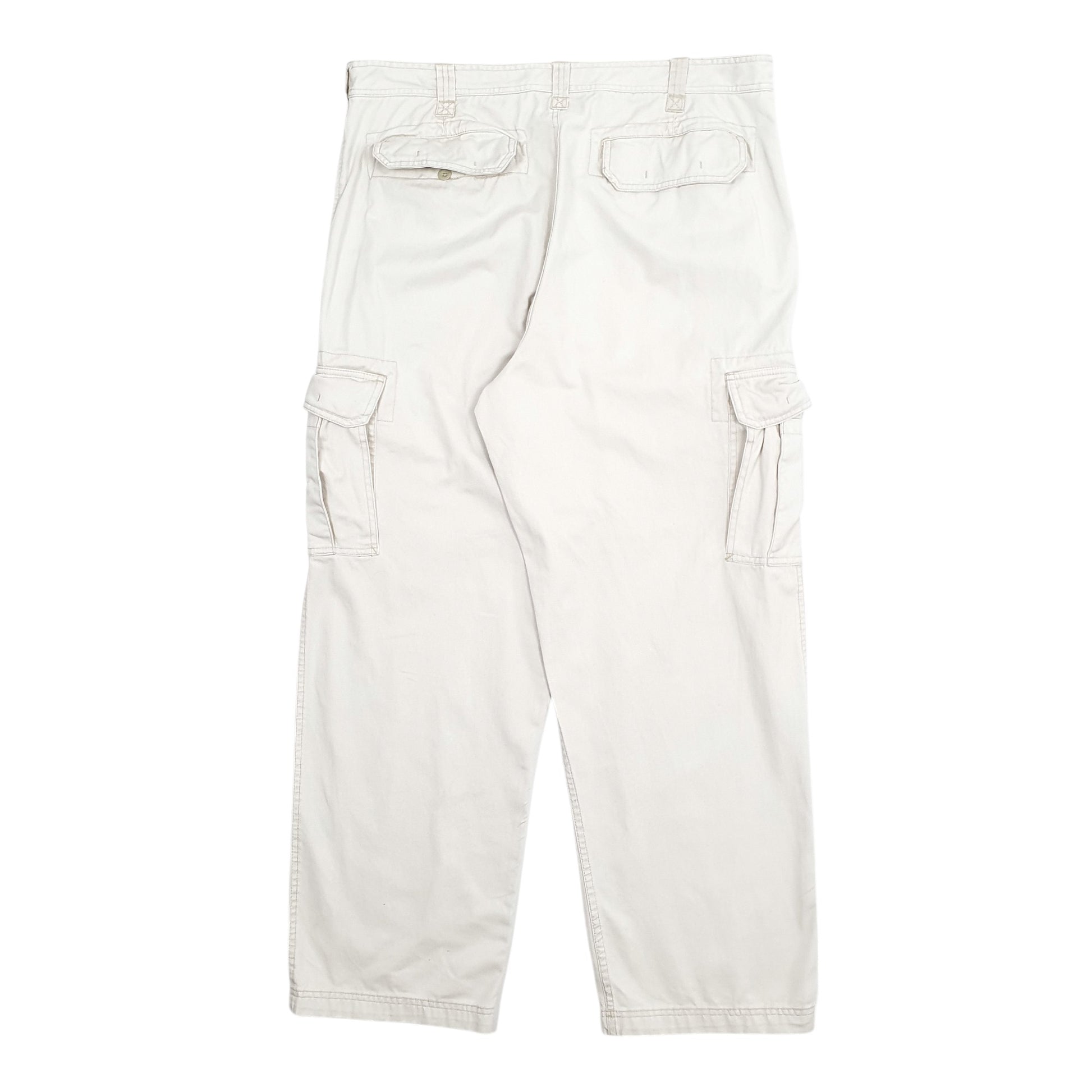 Mens Cream Old Navy  Cargo Trousers