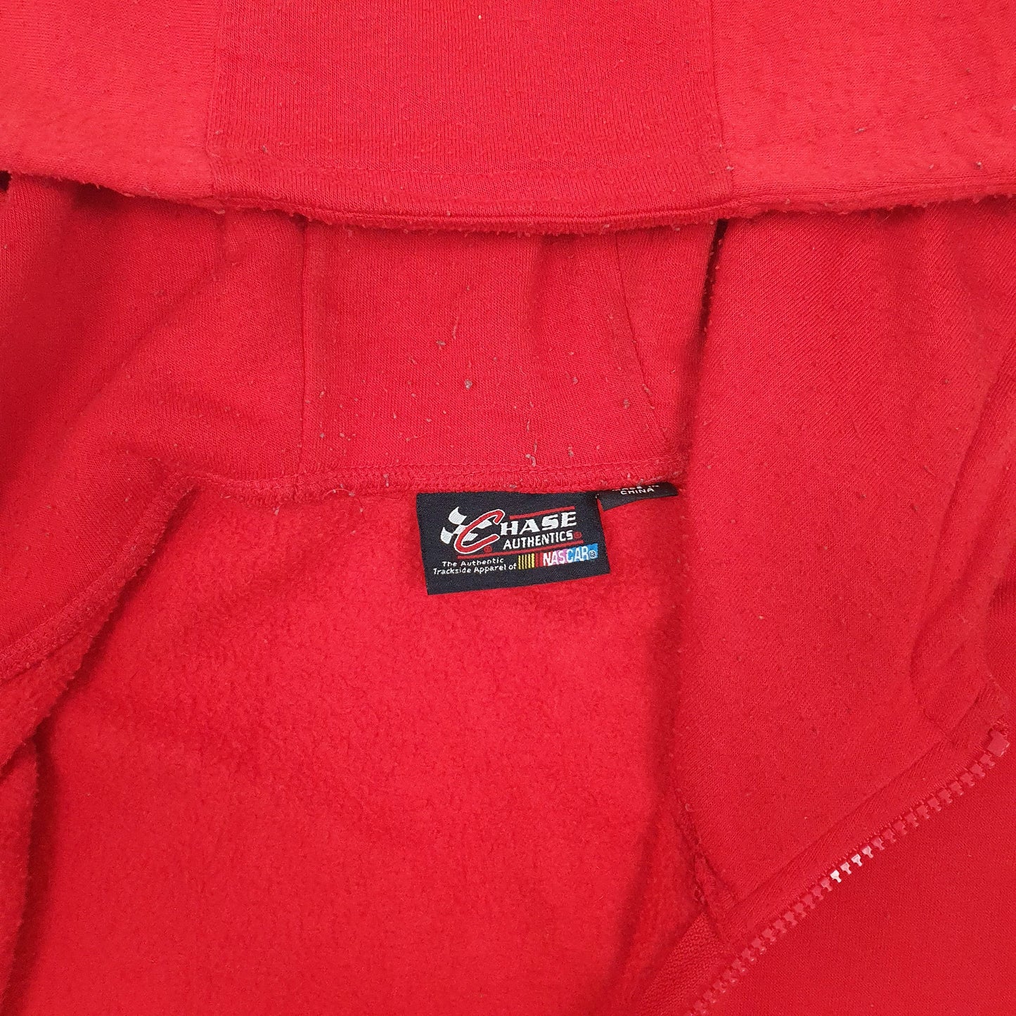 Mens Red Chase Authentics  Full Zip Jumper
