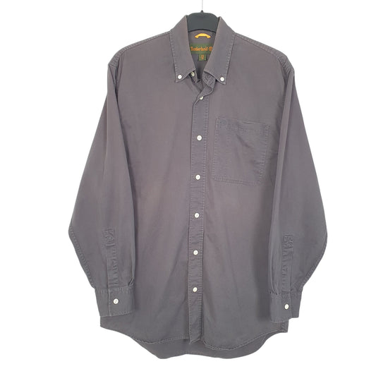 Mens Grey Timberland  Long Sleeve Shirt