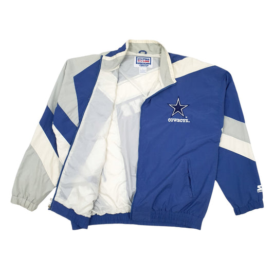 Mens Blue Starter Pro Line Vintage 90s Dallas Cowboys  Coat