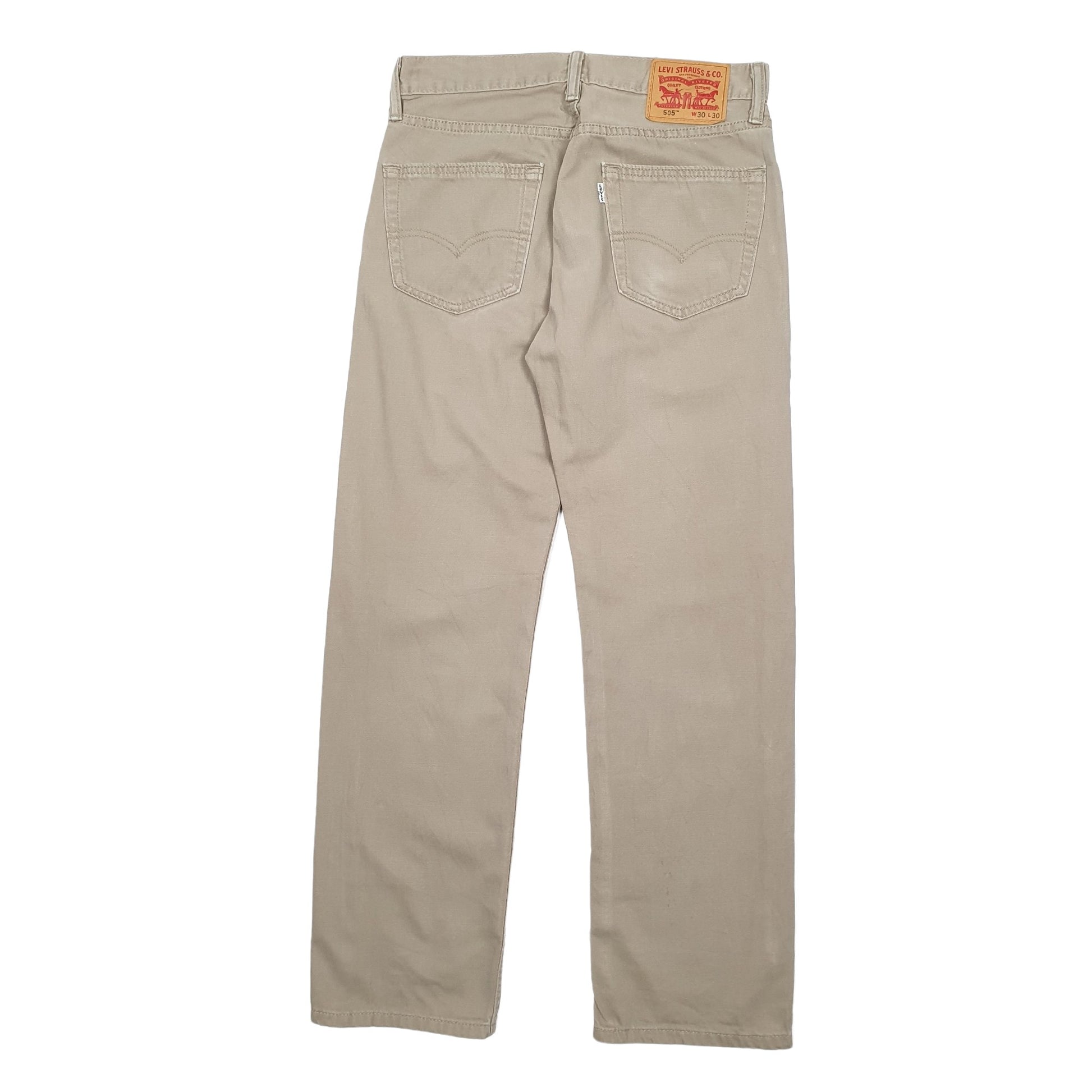 Mens Beige Levis  505 JeansW30 L30