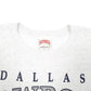 Mens Grey Nutmeg Mills Vintage 1995 90s Dallas Cowboys Football Made In USA Crewneck Jumper