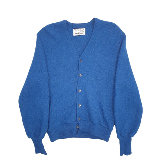 Womens Blue Robert Bruce  Cardigan Jumper