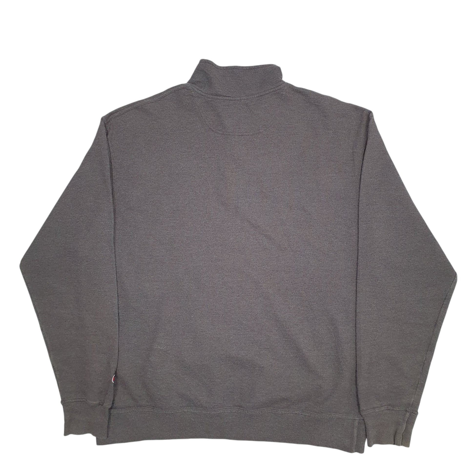 Mens Grey Champion  Quarter Zip Jumper