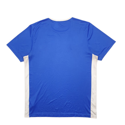 Mens Blue Adidas Active Short Sleeve T Shirt