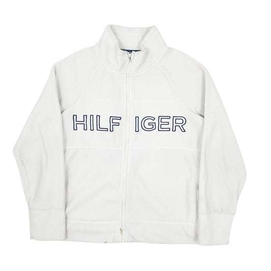 Womens White Tommy Hilfiger  Full Zip Jumper