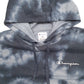 Womens Blue Champion Tye Dye Hoodie Jumper
