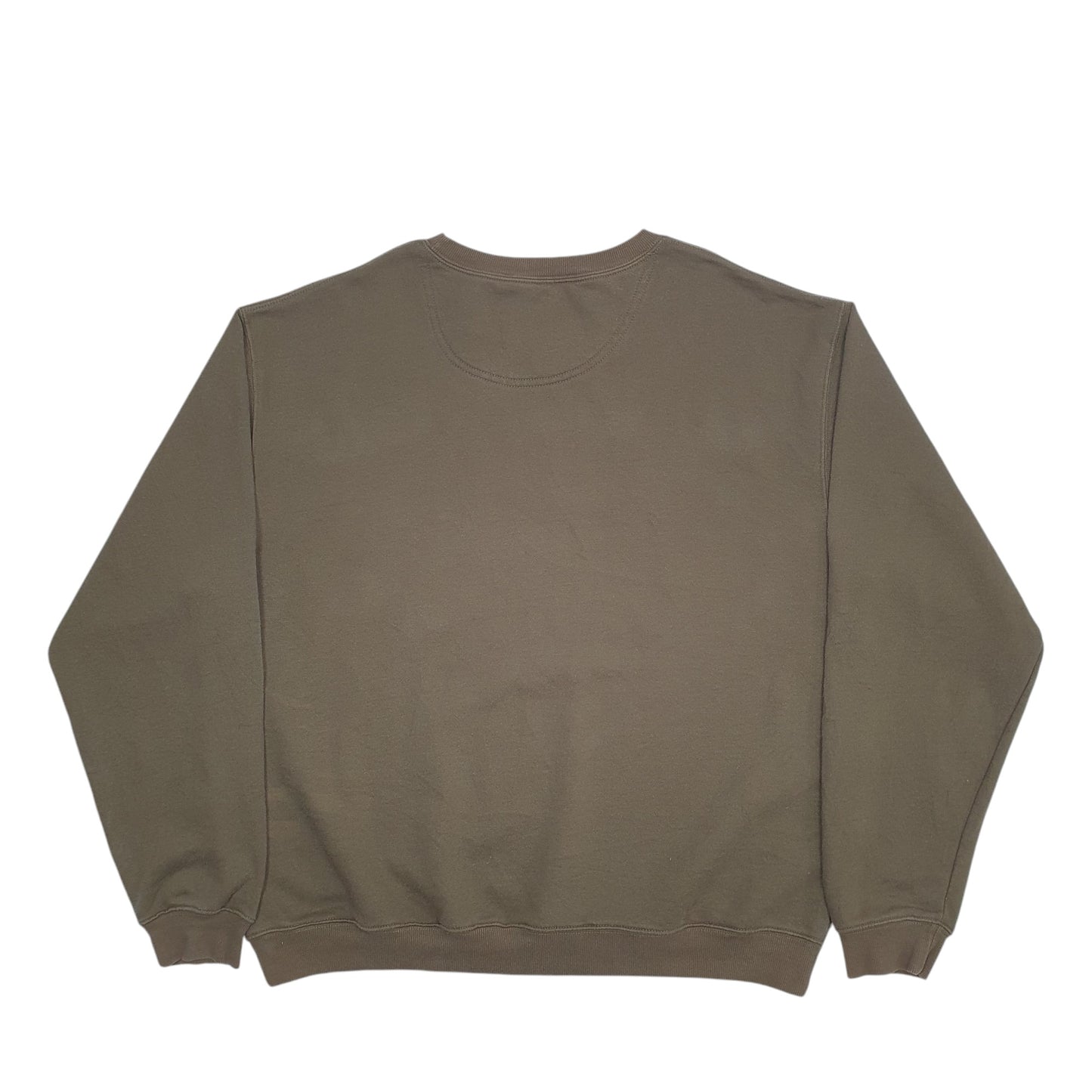 Mens Khaki Cabelas Spellout 1961 Crewneck Jumper