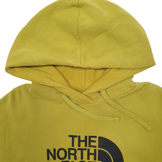 Mens Green The North Face Spellout Hoodie Jumper