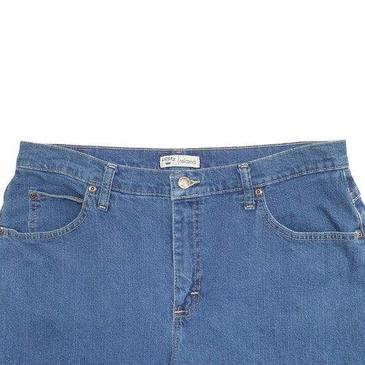 Womens Blue Lee Riders Relaxed JeansW34 L31