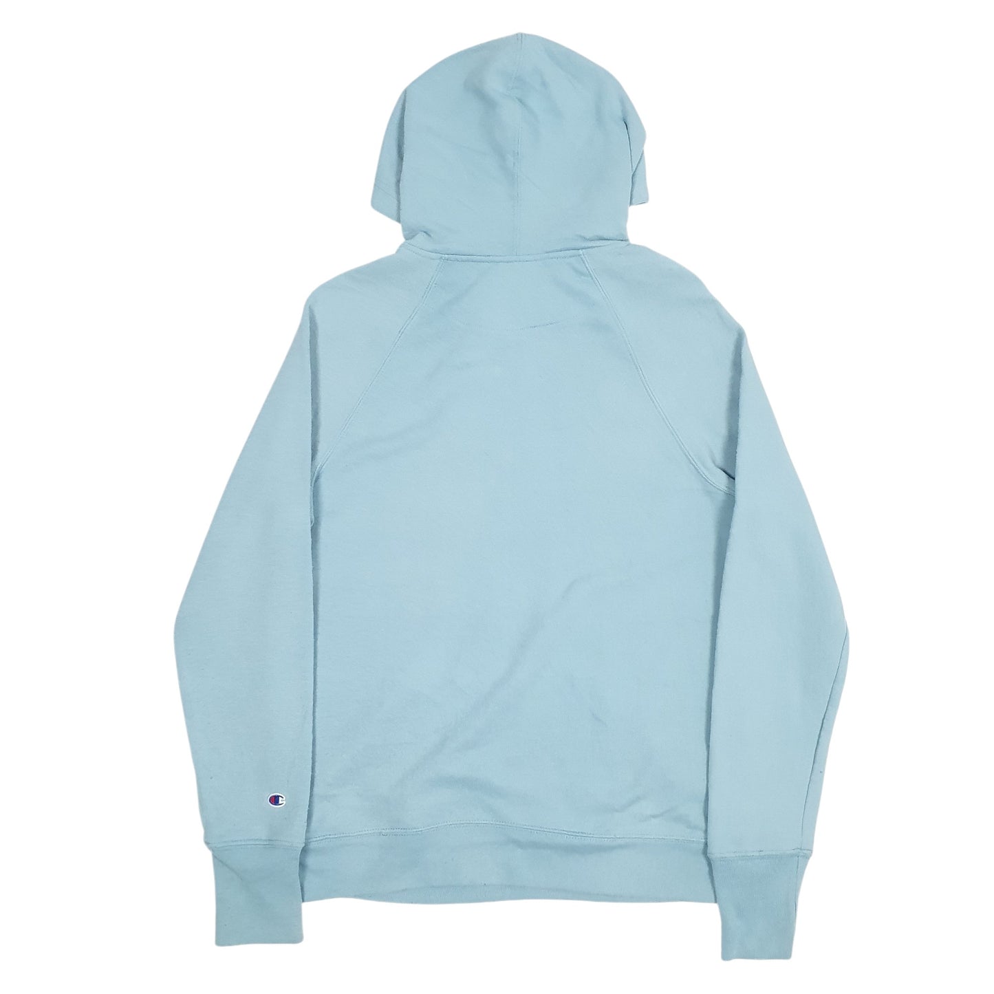 Womens Blue The North Face Spellout Hoodie Jumper