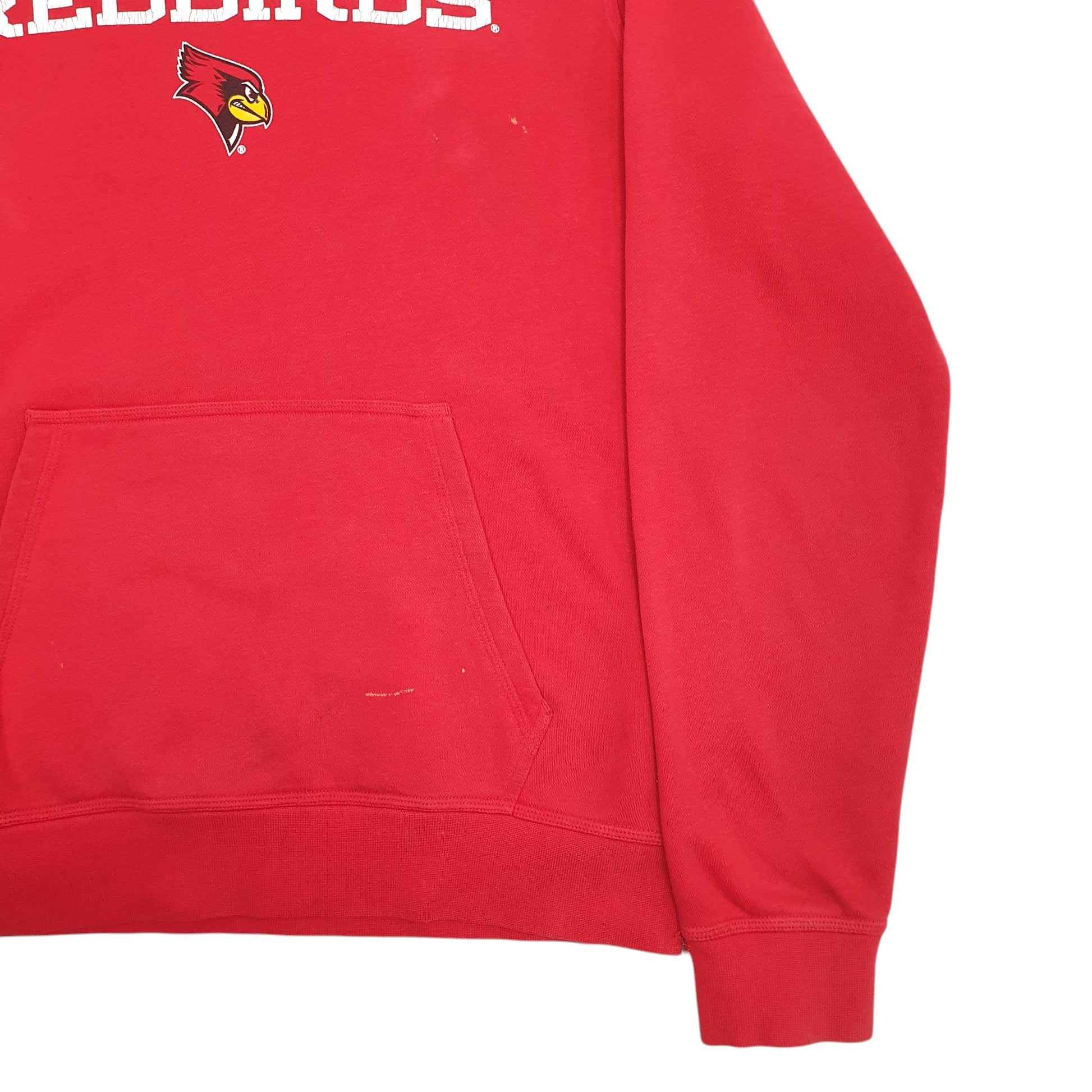 Mens Red Nike Ilinois State Redbirds Hoodie Jumper