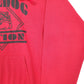 Mens Red Hanes Bulldog Nation Hoodie Jumper