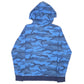 Mens Blue Reebok Cammo Camouflage Hoodie Jumper
