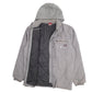 Mens Grey Dickies Bomber Chore Shacket Hoodie  Coat