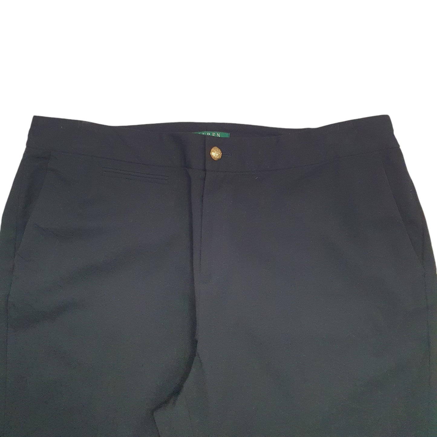 Womens Black Ralph Lauren  Chino Trousers