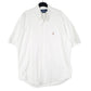 Mens White Ralph Lauren Oxford Short Sleeve Shirt