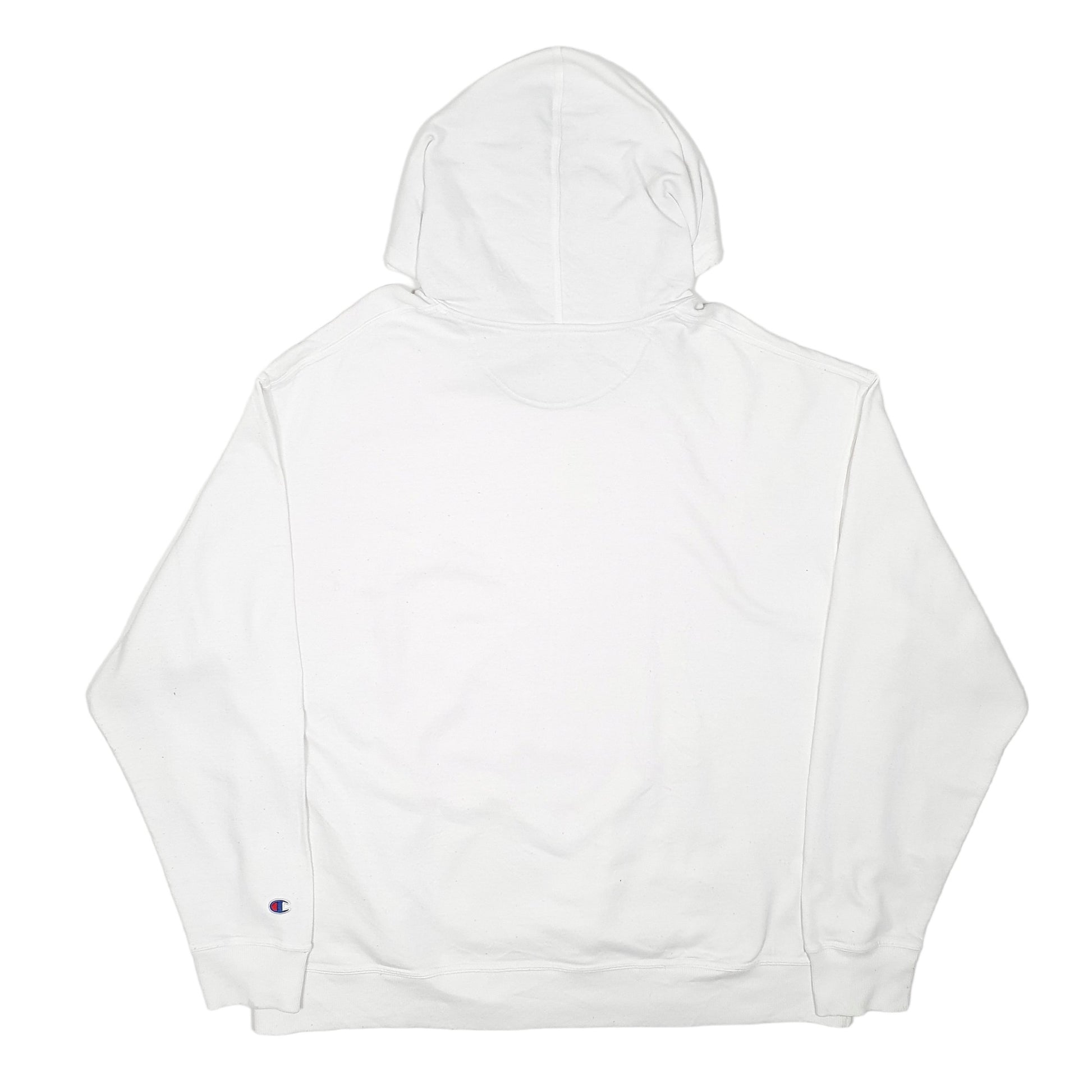 Mens White Champion  Hoodie Jumper