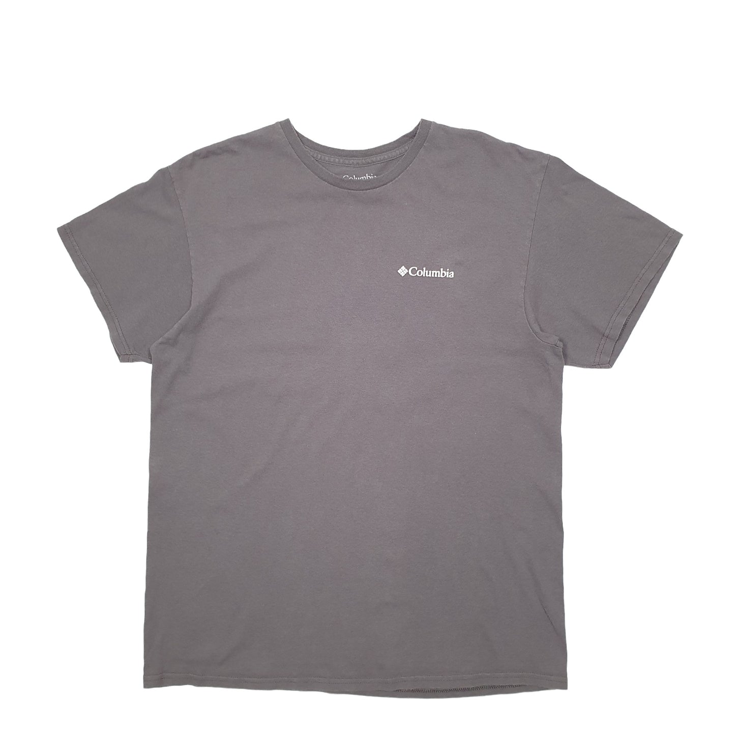 Mens Grey Columbia Sportswear Spellout Short Sleeve T Shirt