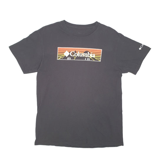 Mens Black Columbia Sportswear  Short Sleeve T Shirt