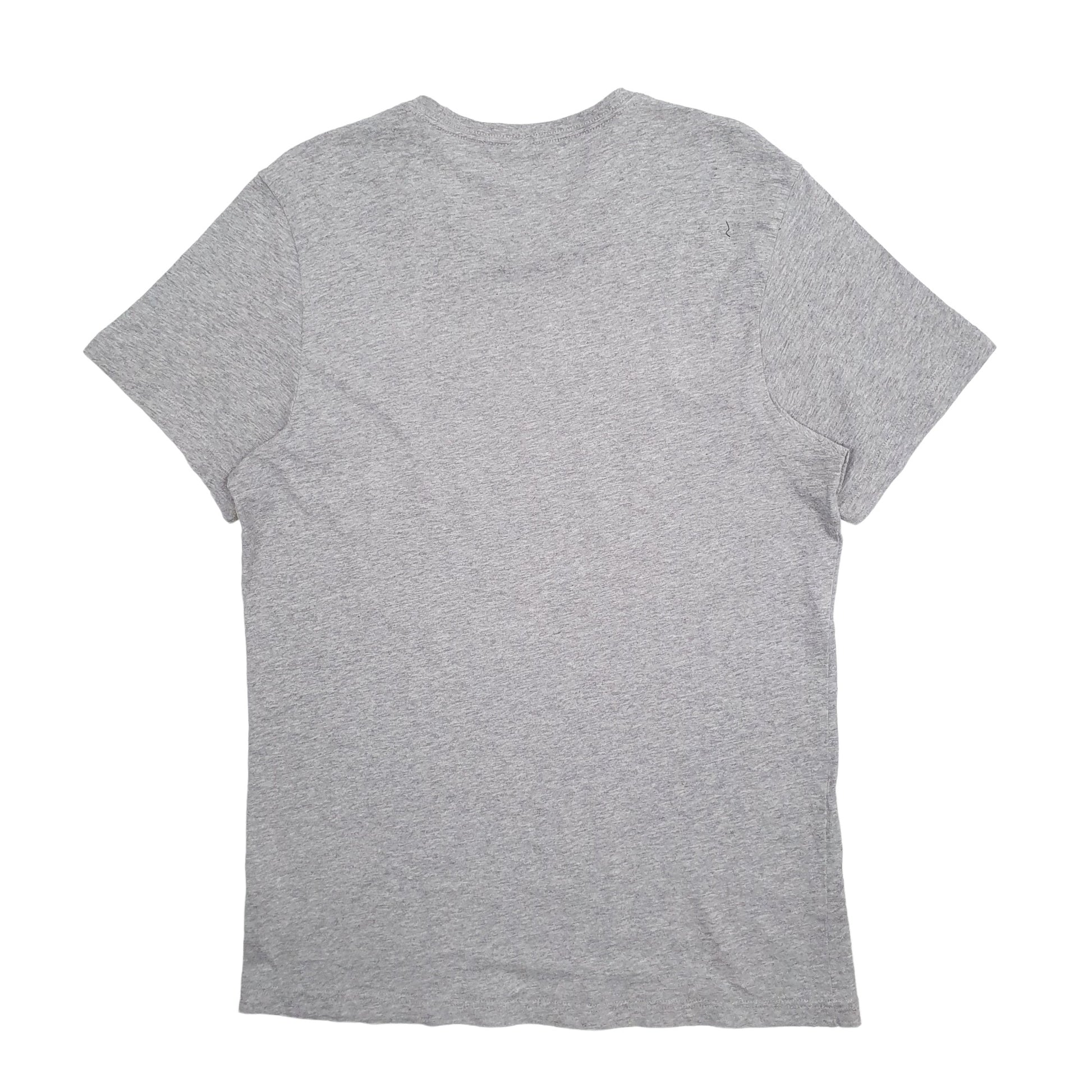 Mens Grey Adidas Spellout Short Sleeve T Shirt