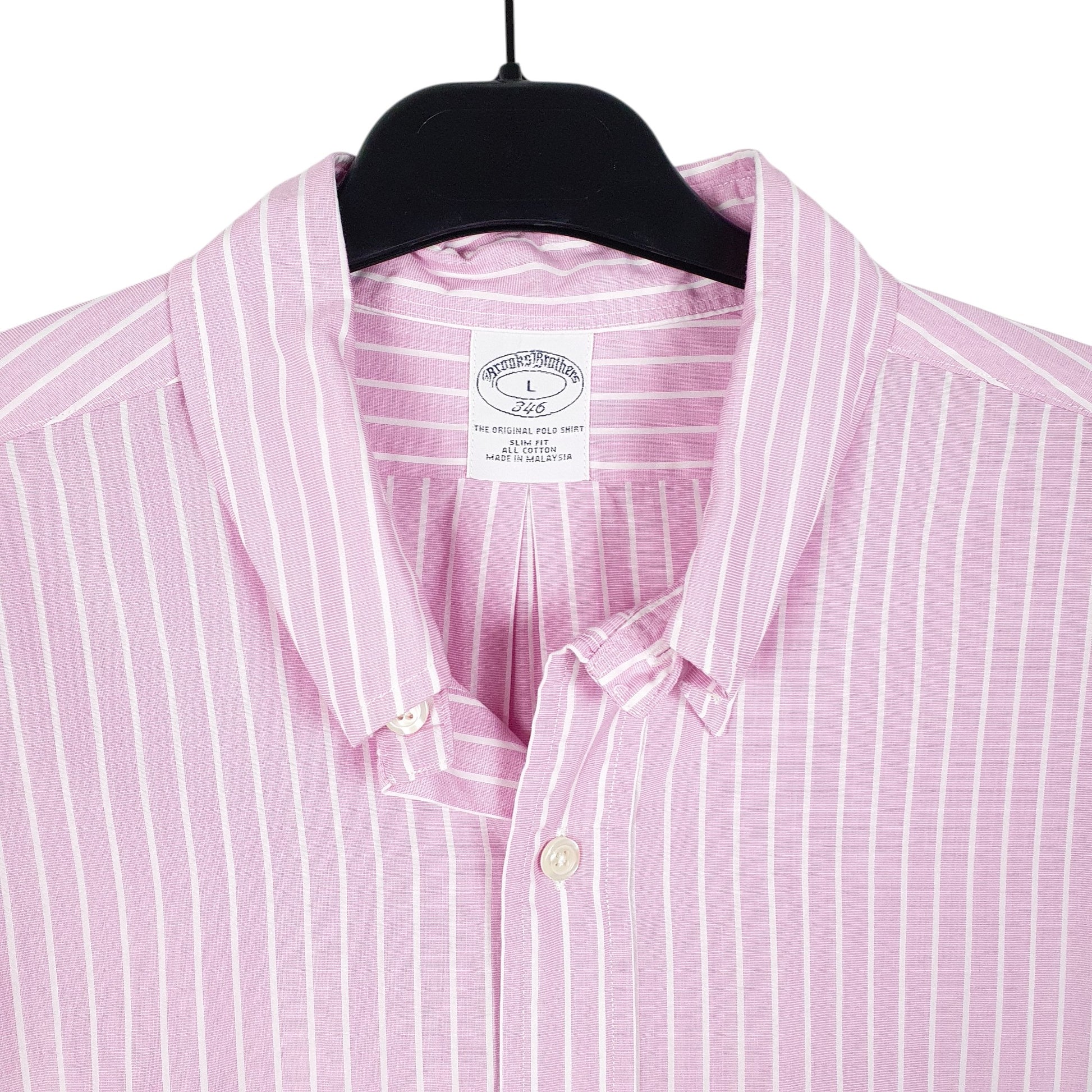 Mens Pink Brooks Brothers  Long Sleeve Shirt