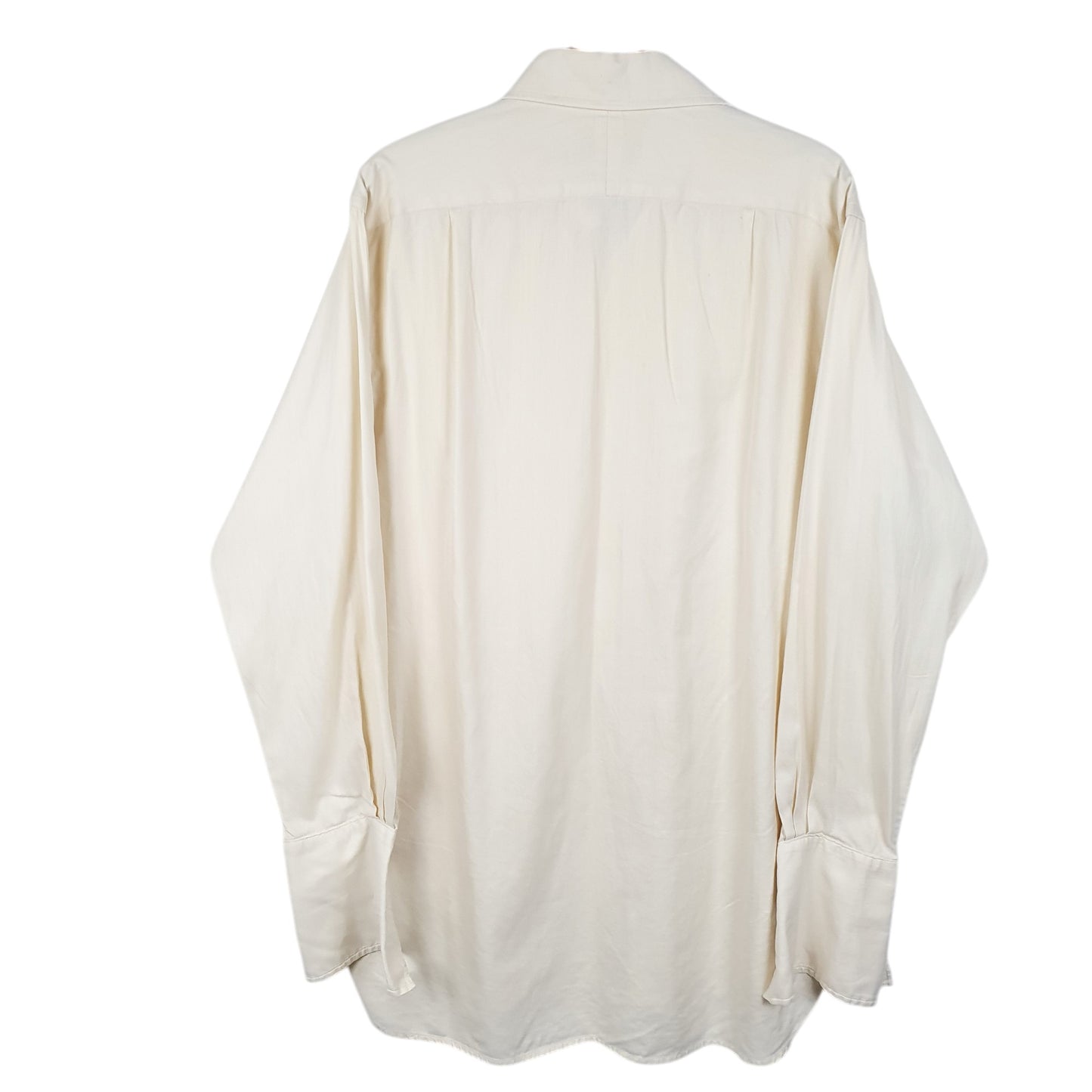 Mens Cream Yellow London Jermyn Street Long Sleeve Shirt