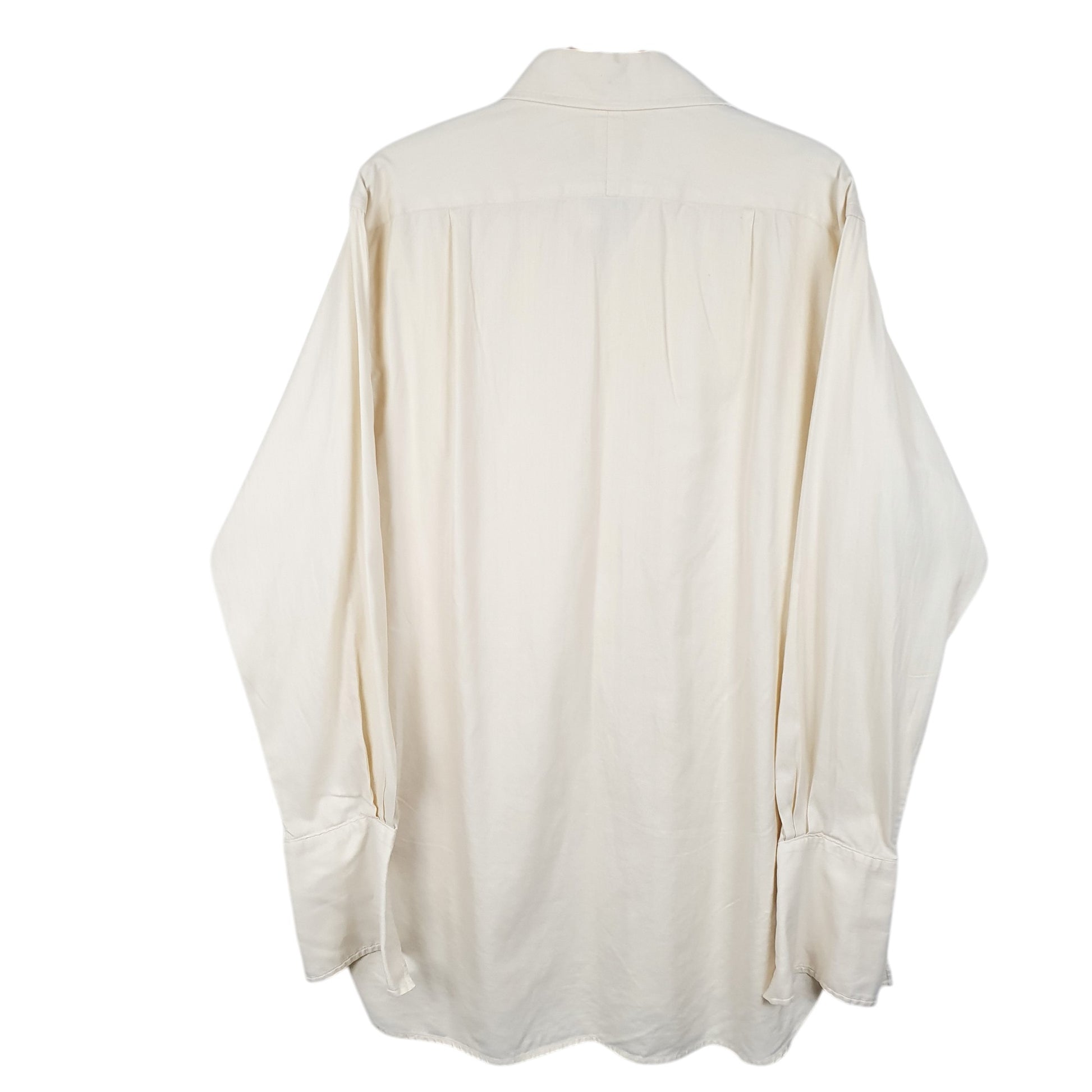 Mens Cream Yellow London Jermyn Street Long Sleeve Shirt