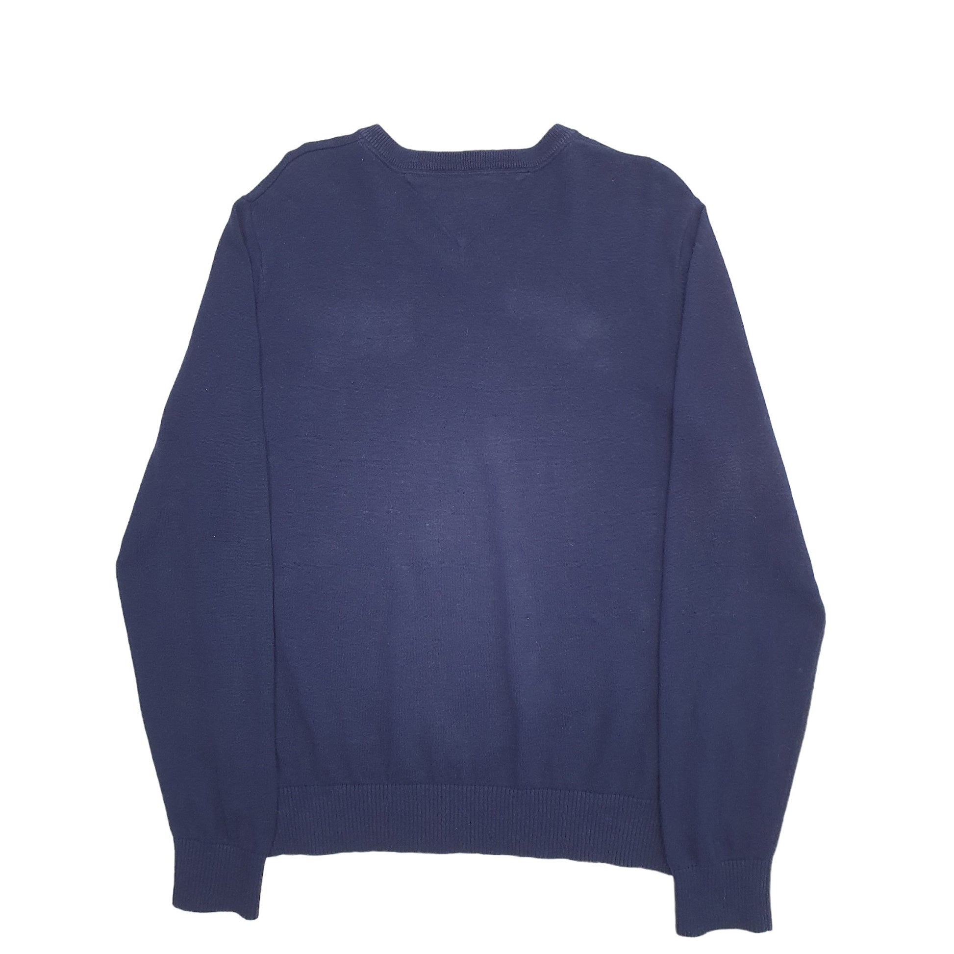 Mens Navy Tommy Hilfiger Knit Crewneck Jumper