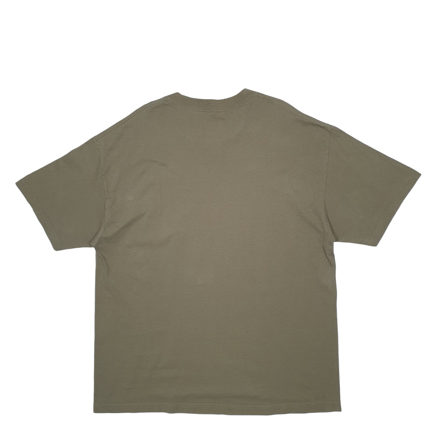 Mens Khaki Nike Spellout Short Sleeve T Shirt