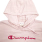 Mens Pink Champion Spellout Hoodie Jumper