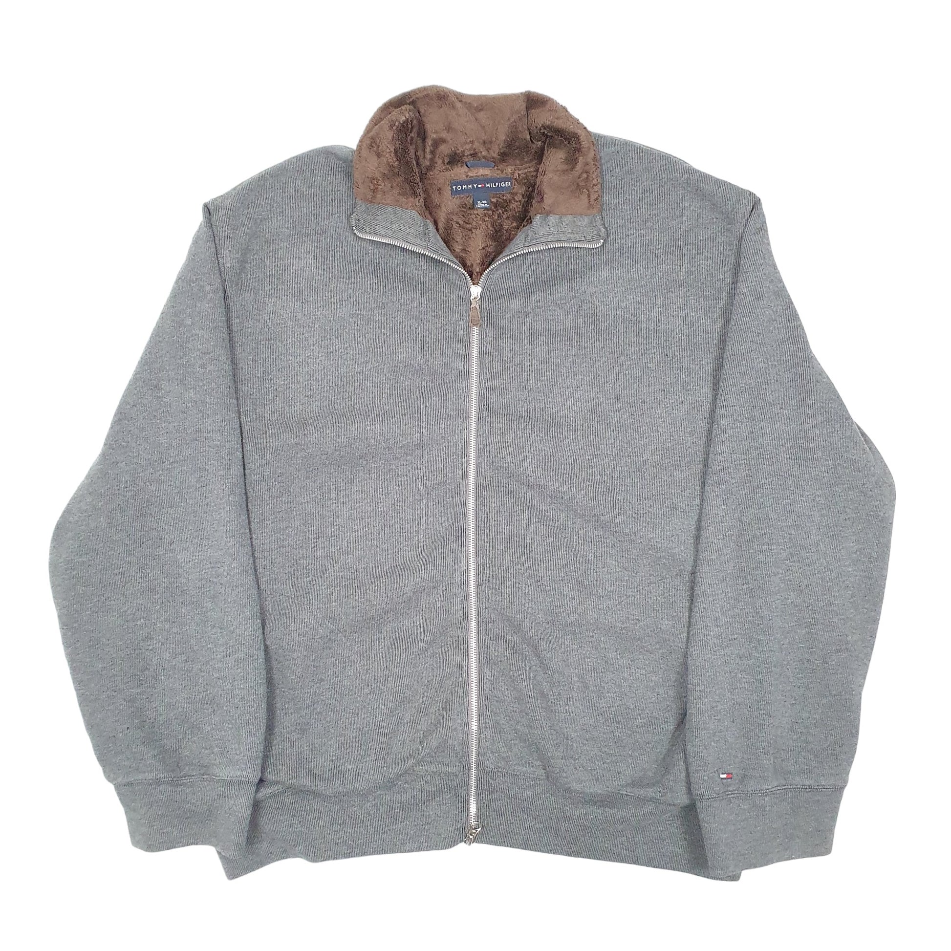 Mens Grey Tommy Hilfiger  Full Zip Jumper