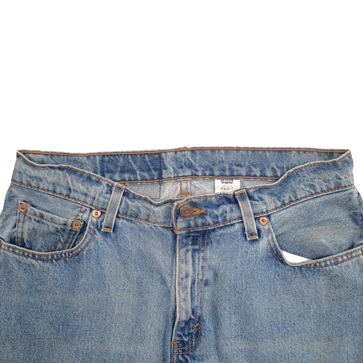 Womens Blue Levis Made In USA Vintage 90's 560 JeansW32 L30