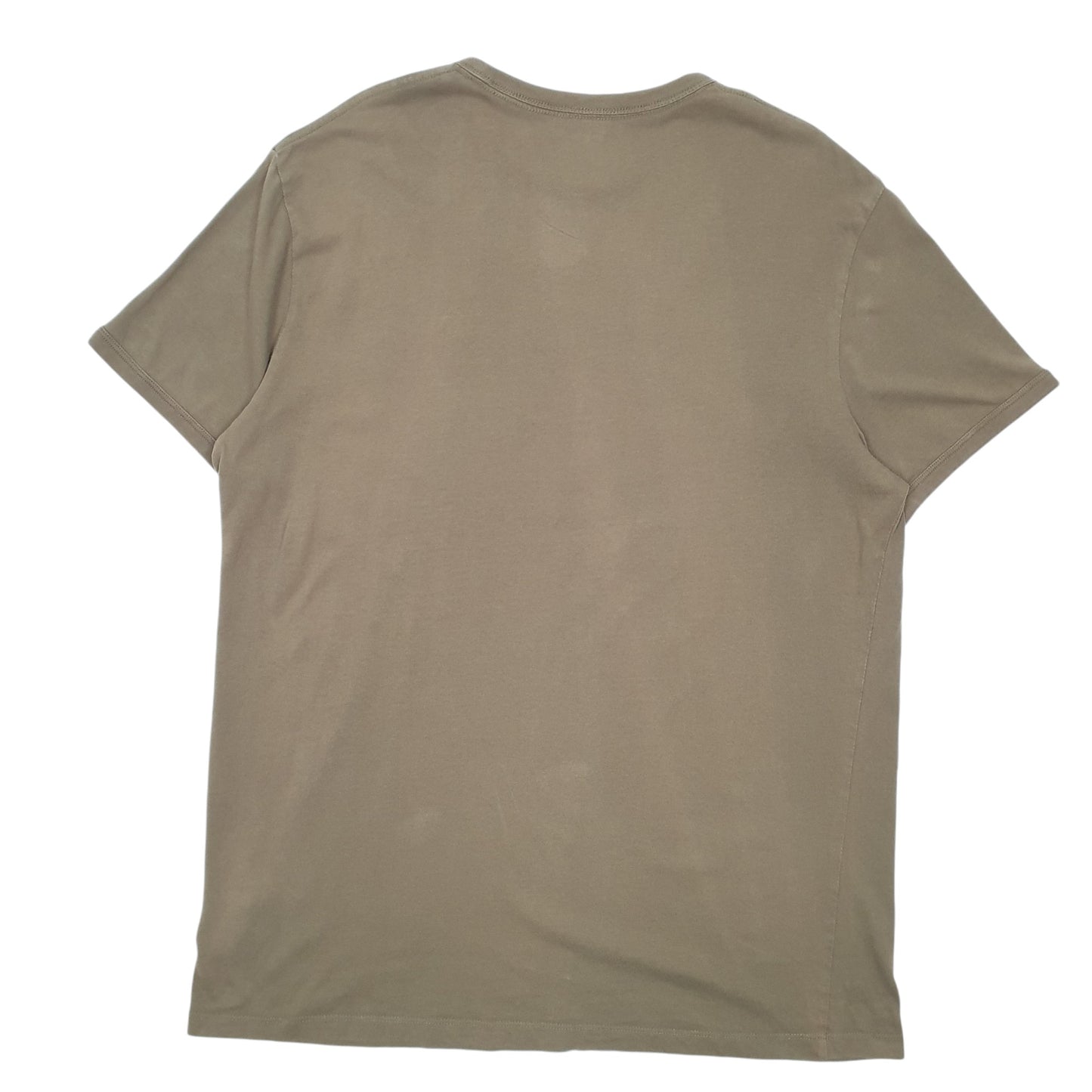 Mens Khaki Timberland Heritage Craftsmanship 1973 Short Sleeve T Shirt