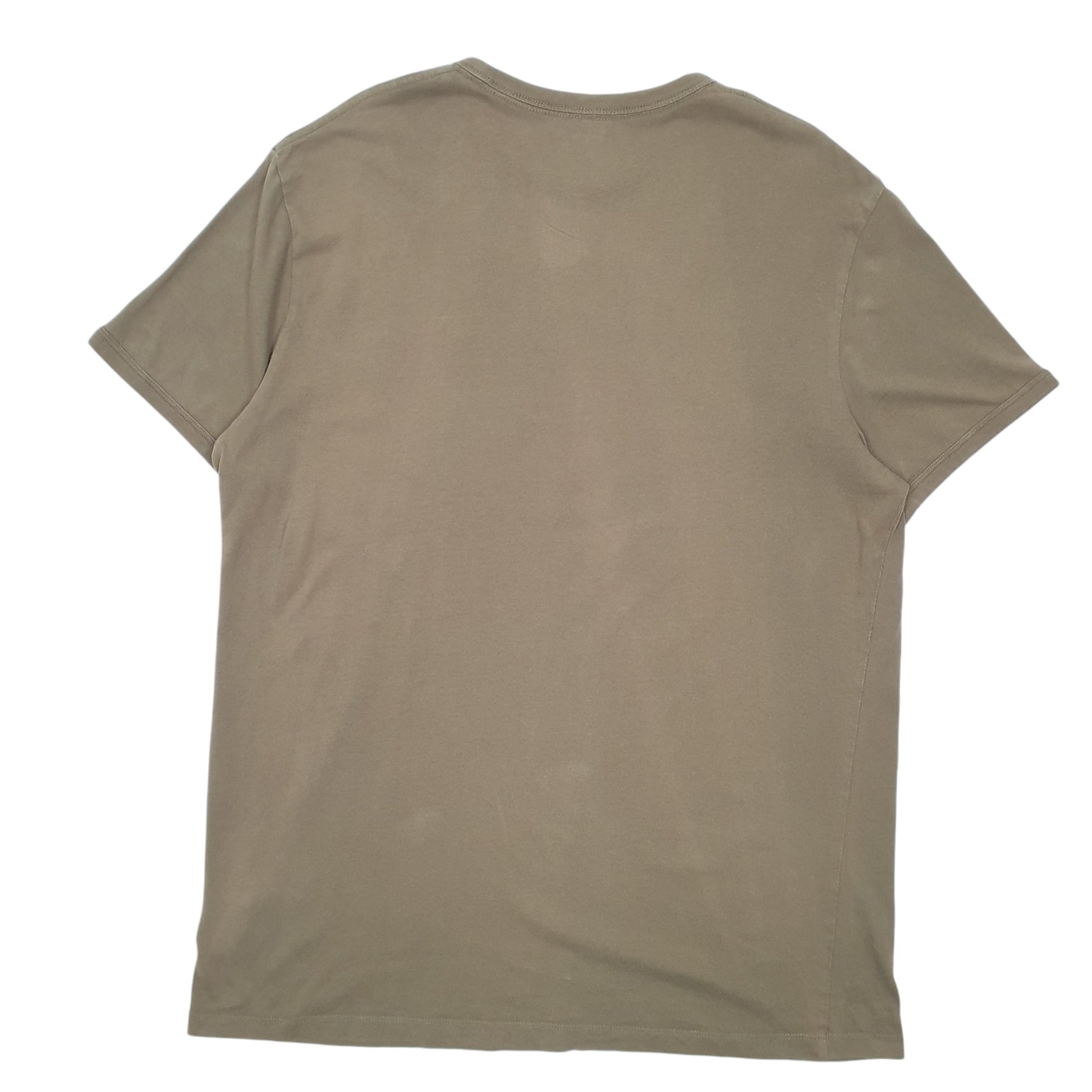 Mens Khaki Timberland Heritage Craftsmanship 1973 Short Sleeve T Shirt