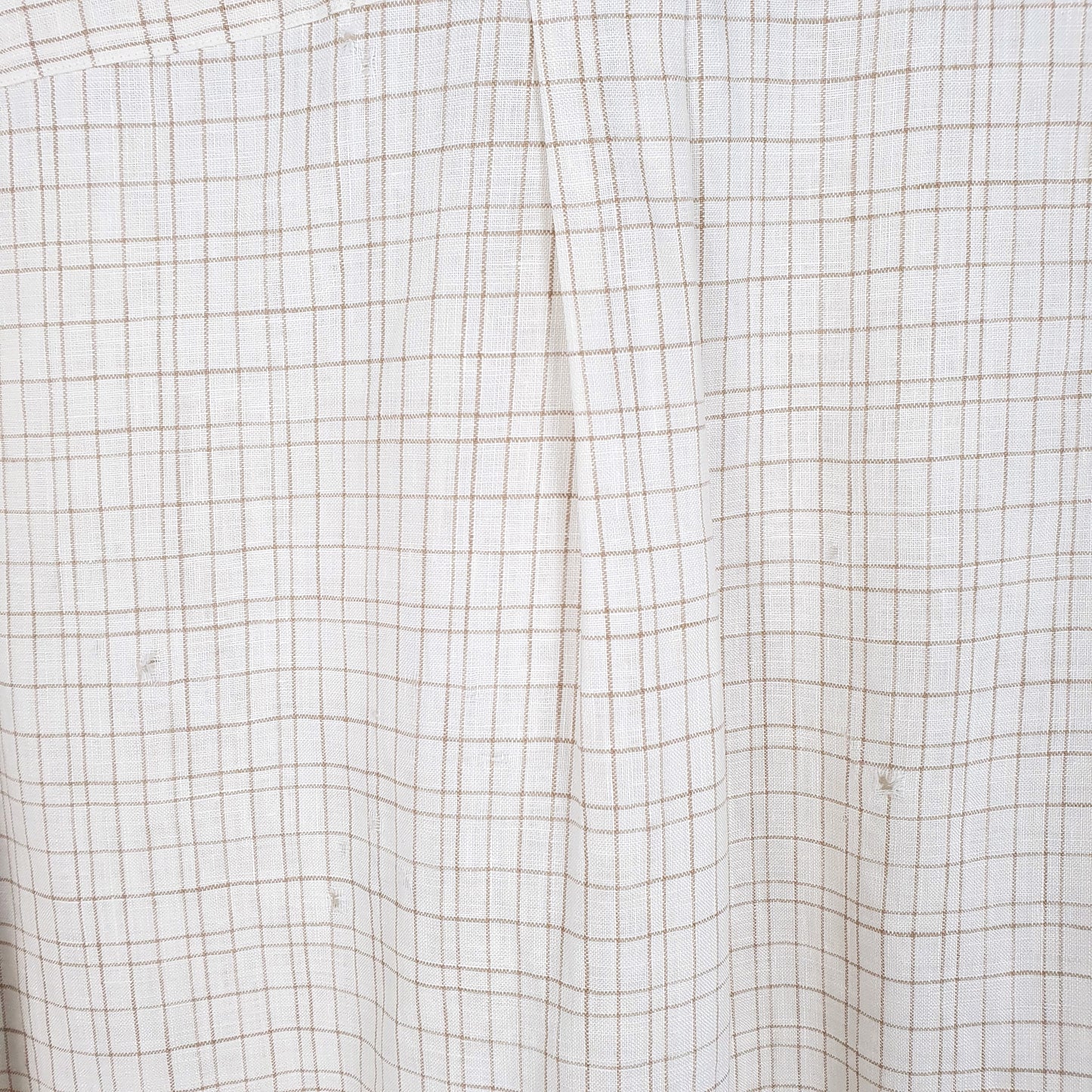 Mens Cream Jos A Bank  Long Sleeve Shirt