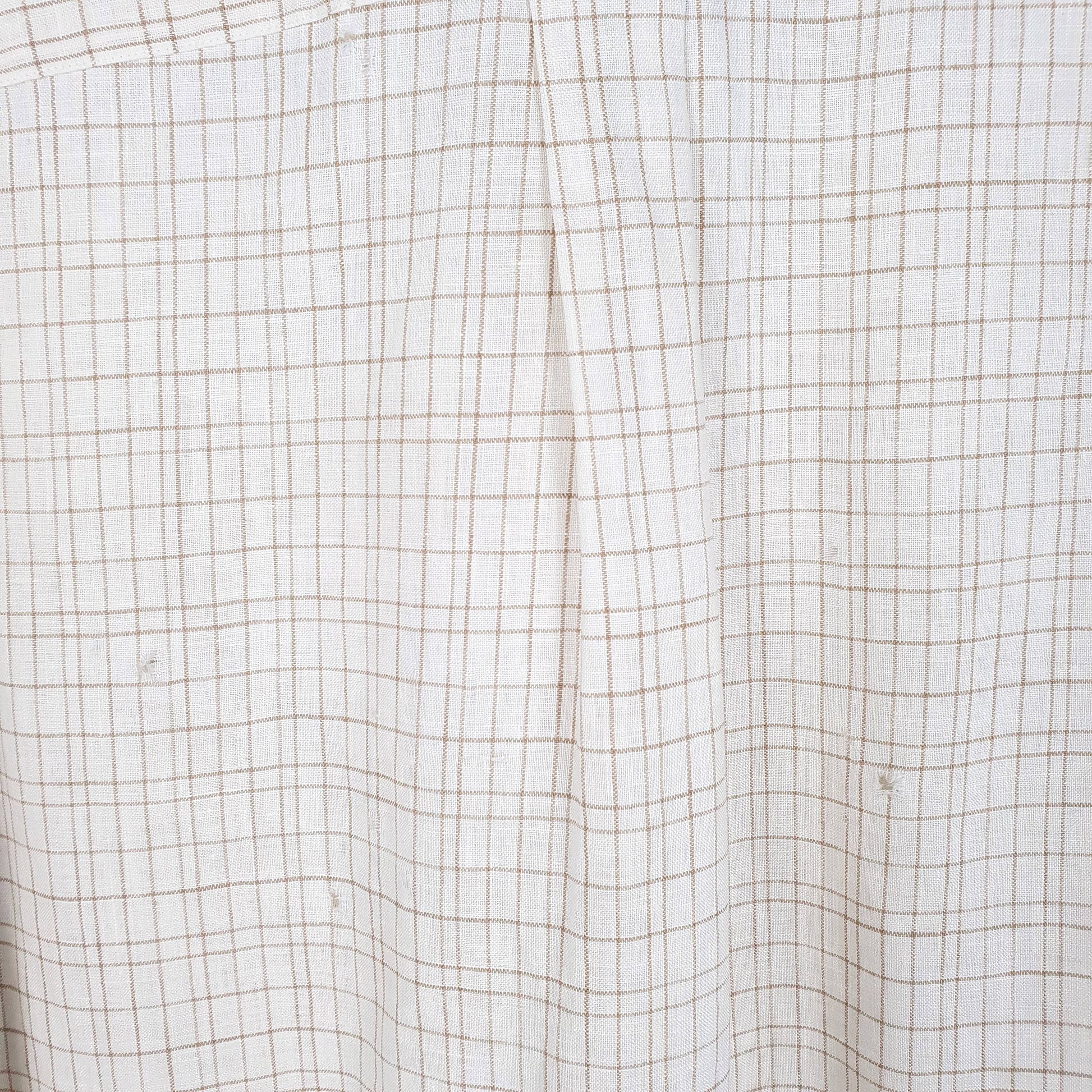 Mens Cream Jos A Bank  Long Sleeve Shirt