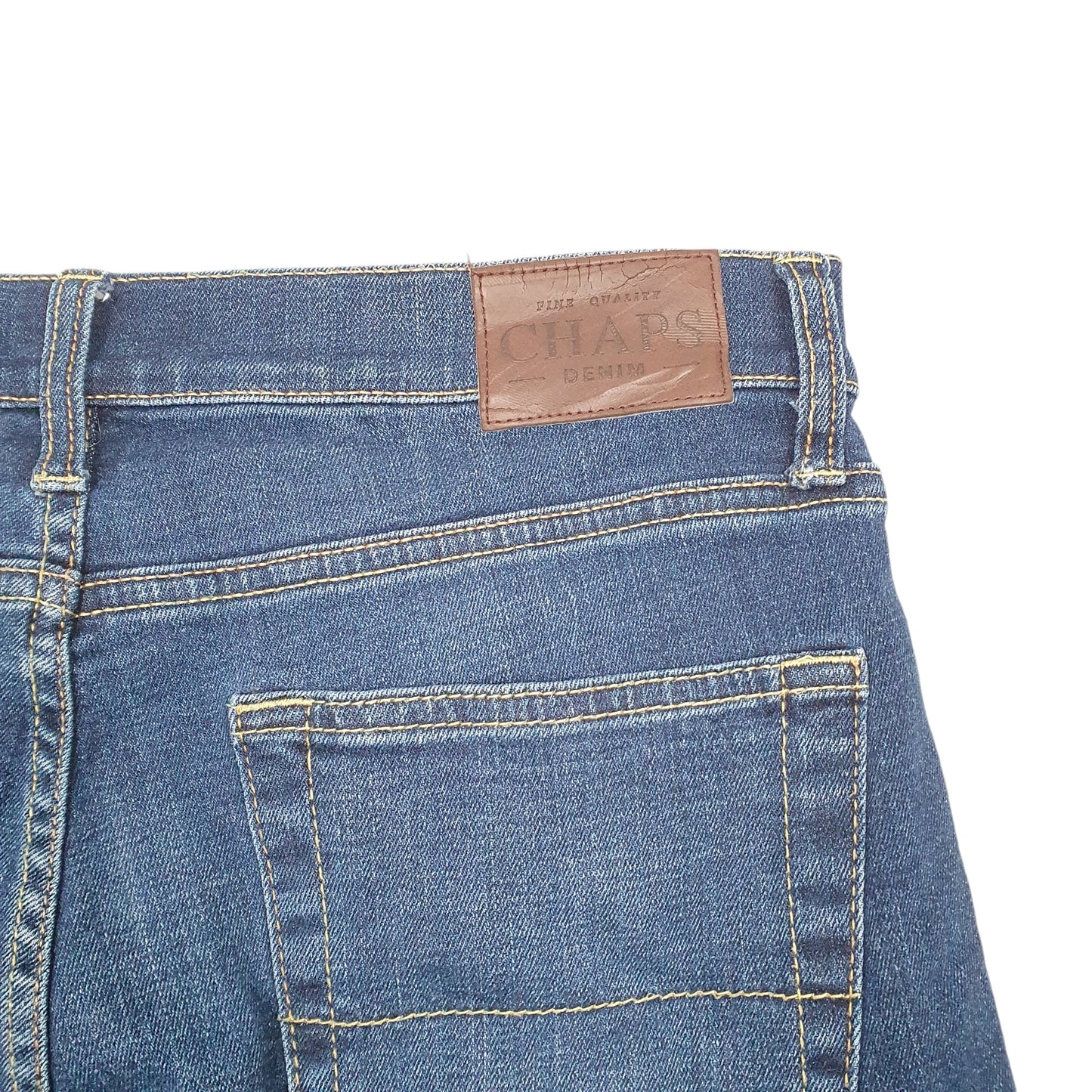 Mens Blue Chaps Stretch Jorts Jean Denim Shorts