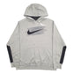 Mens Grey Nike Dri-Fit Hoodie Jumper