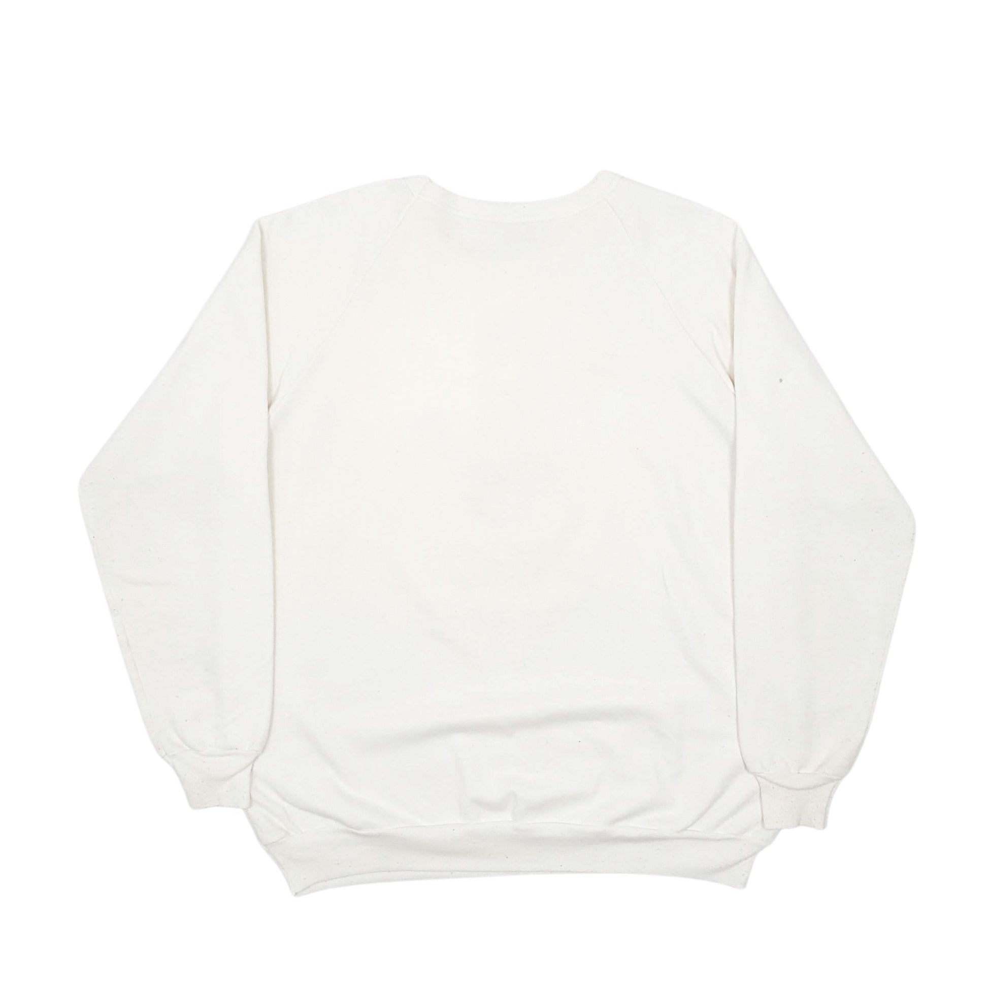 Mens Cream Priplox Vintage 90s Crewneck Jumper