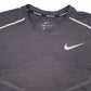 Mens Grey Nike Dri-Fit Active Wear Running Long Sleeve T Shirt