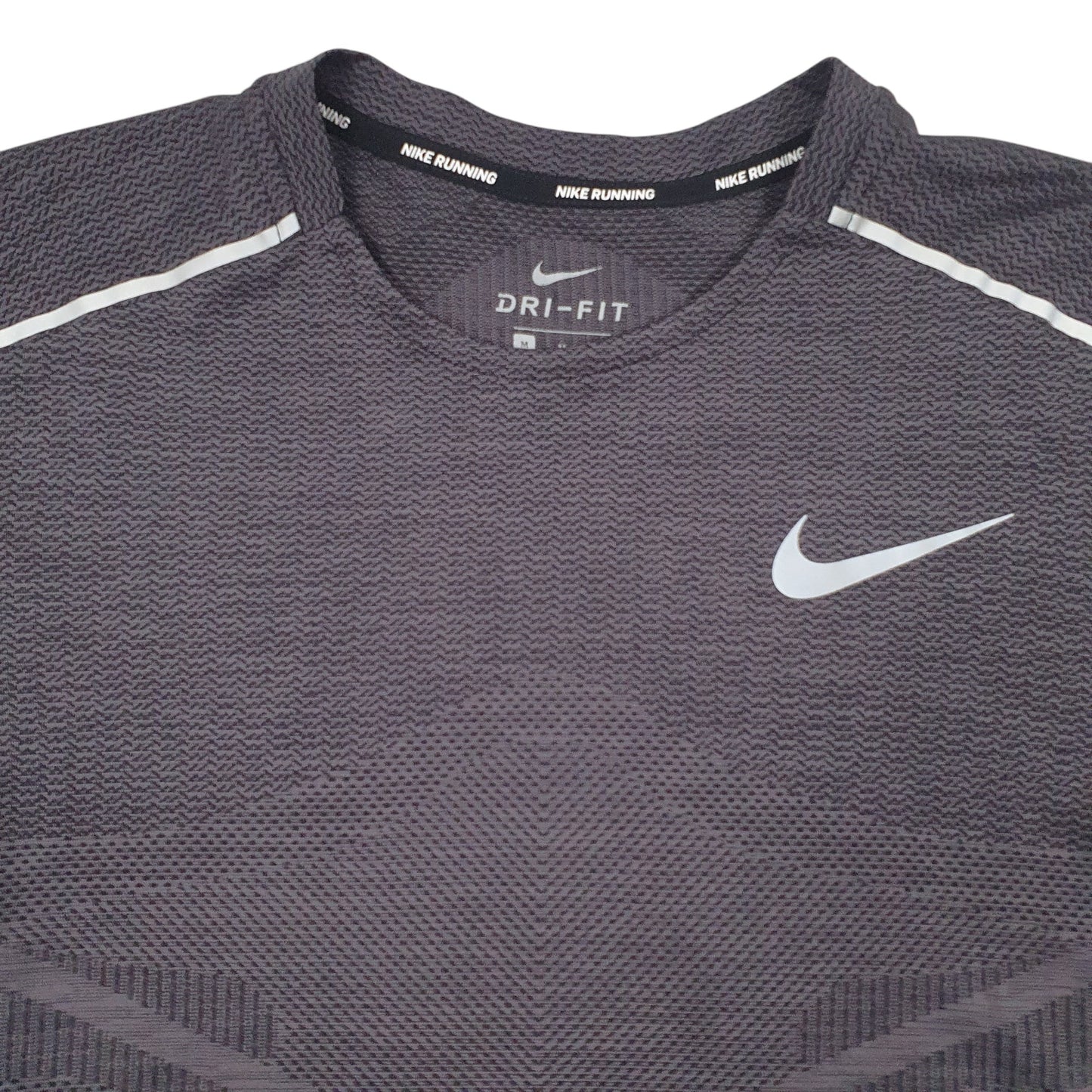 Mens Grey Nike Dri-Fit Active Wear Running Long Sleeve T Shirt