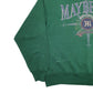 Mens Green Hanes Vintage 90's Mayberry North Carolina Crewneck Jumper