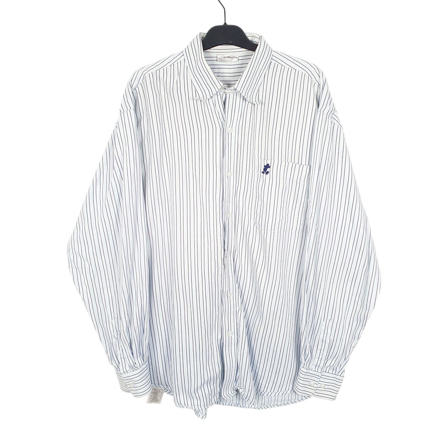 Mens Blue Disney Mickey Mouse Long Sleeve Shirt