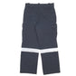 Mens Navy Rapier Workwear Utility Reflective Cargo Trousers